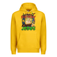 Lemon happy birthday jesus Premium Hoodie - FaDigitalArtStudio