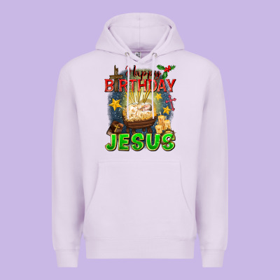 Happy Birthday Jesus Premium Hoodie Designed By Fadigitalartstudio