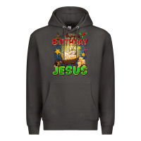 Smoke happy birthday jesus Premium Hoodie - FaDigitalArtStudio