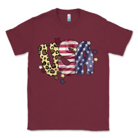 Burgundy Usa America Classic Tee - Bettercallsaul