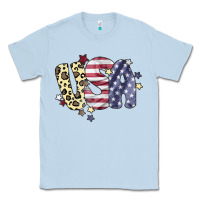 Dusty Blue Usa America Classic Tee - Bettercallsaul