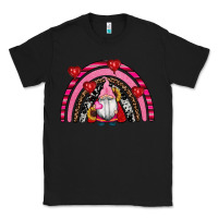 Black valentines day gnomes rainbow Classic Tee - RanaPortraitStore