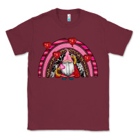 Burgundy valentines day gnomes rainbow Classic Tee - RanaPortraitStore