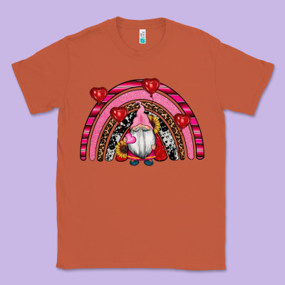 Valentines Day Gnomes Rainbow Classic Tee Designed By Ranaportraitstore