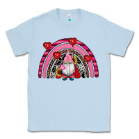 Dusty Blue valentines day gnomes rainbow Classic Tee - RanaPortraitStore