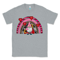 Heather Grey valentines day gnomes rainbow Classic Tee - RanaPortraitStore