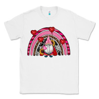 White valentines day gnomes rainbow Classic Tee - RanaPortraitStore
