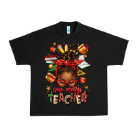Black one merry teacher afro messy bun Urban Heavy Tee - texasbilliewilder