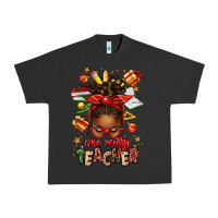 Pigment Black one merry teacher afro messy bun Urban Heavy Tee - texasbilliewilder