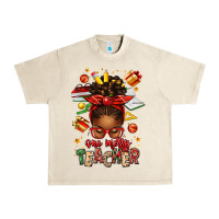 Sandshell one merry teacher afro messy bun Urban Heavy Tee - texasbilliewilder