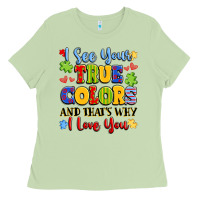 Matcha colorful love message Ladies Tee - LillyAllenDesigns