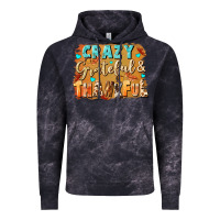 Cloud Black Crazy grateful and thankful Vintage Hoodie - NancyCooperArtShop