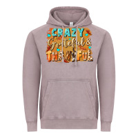 Vintage Zinc Crazy grateful and thankful Vintage Hoodie - NancyCooperArtShop