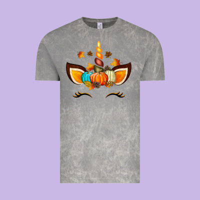 Unicorn Fall Vintage Tee Designed By Texasbilliewilder