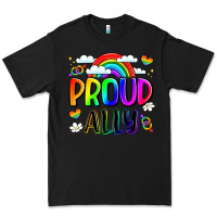 Black proud ally Premium Tee - LillyAllenDesigns