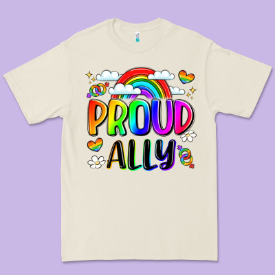 Proud Ally Premium Tee Designed By Lillyallendesigns