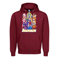 Burgundy rupaul's dragvengers all winners Zipper Hoodie - tuanDangUi