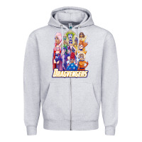 Heather Grey rupaul's dragvengers all winners Zipper Hoodie - tuanDangUi