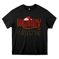 Black merry christmas Heavy Core Tee - MaliasSmallBusiness