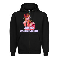 Black jinkx monsoon 27 Zipper Hoodie - tuanDangUi