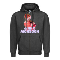 Charcoal Heather jinkx monsoon 27 Zipper Hoodie - tuanDangUi