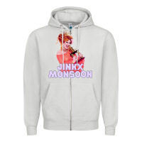 Dove Grey jinkx monsoon 27 Zipper Hoodie - tuanDangUi