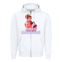 White jinkx monsoon 27 Zipper Hoodie - tuanDangUi