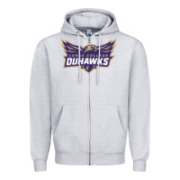 Heather Grey loras college duhawks Zipper Hoodie - tuanDangUi