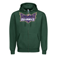 Sports Green loras college duhawks Zipper Hoodie - tuanDangUi