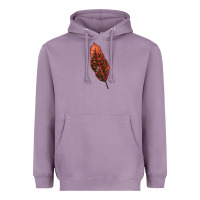 Lavender croton leaf Heavyweight Hoodie - LillyAllenDesigns