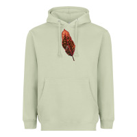 Matcha croton leaf Heavyweight Hoodie - LillyAllenDesigns