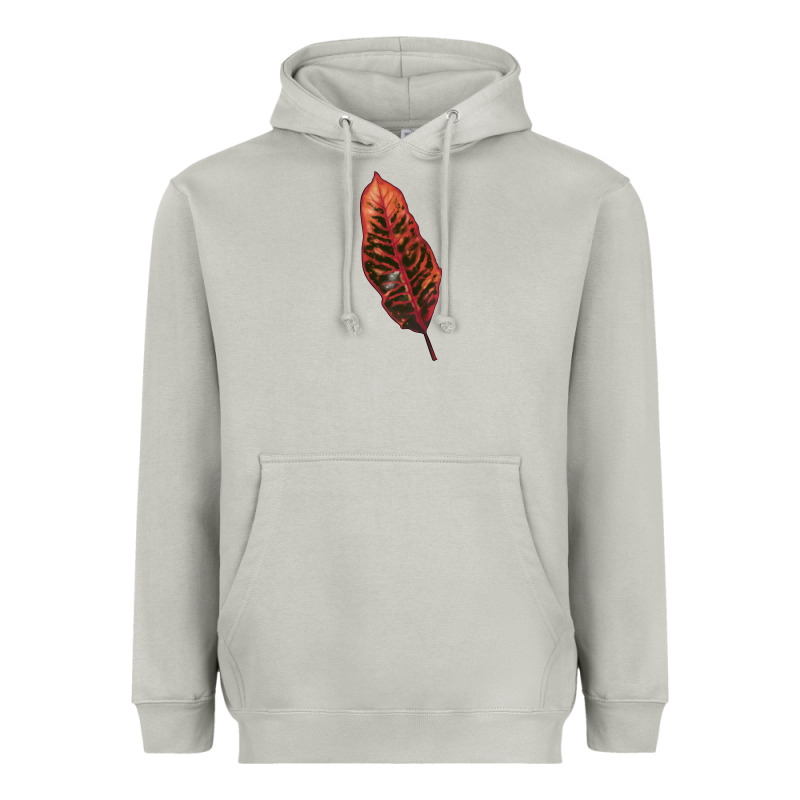 Croton Leaf Heavyweight Hoodie by LillyAllenDesigns | Teevron