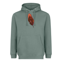 Sage croton leaf Heavyweight Hoodie - LillyAllenDesigns