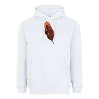 White croton leaf Heavyweight Hoodie - LillyAllenDesigns