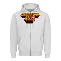 Dove Grey damnation alley Zipper Hoodie - tuanDangUi