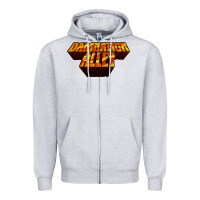 Heather Grey damnation alley Zipper Hoodie - tuanDangUi