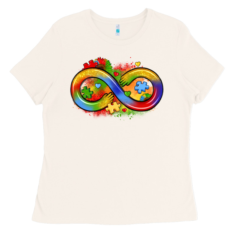 Infinity Symbol Autism Ladies Tee by LillyAllenDesigns | Teevron