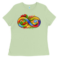 Matcha infinity symbol autism Ladies Tee - LillyAllenDesigns
