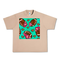 Burro American Football roses and hearts Urban Heavy Tee - NancyCooperArtShop