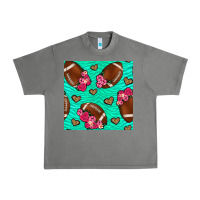 Tornado American Football roses and hearts Urban Heavy Tee - NancyCooperArtShop