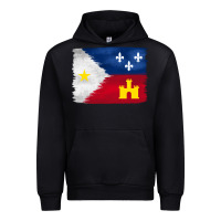 Black louisiana flag background Urban Hoodie - BarkalooDesign