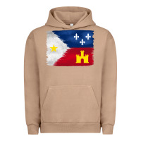 Pigment Burro louisiana flag background Urban Hoodie - BarkalooDesign