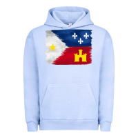 Pigment Grape Ice louisiana flag background Urban Hoodie - BarkalooDesign