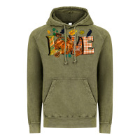 Vintage Olive Fall love Vintage Hoodie - NancyCooperArtShop