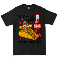 Black tu eres la coquita pa mis taquitos Premium Tee - LillyAllenDesigns