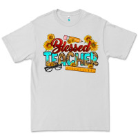 Dove Grey blessed teacher Premium Tee - RanaPortraitStore