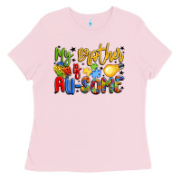 Bubblegum Pink my brother is au some Ladies Tee - LillyAllenDesigns