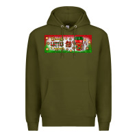 Army Green flannels lattes leggings Premium Hoodie - BundleAndBundleShop