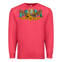 Cardinal charolais cow mom Premium Sweatshirt - LillyAllenDesigns