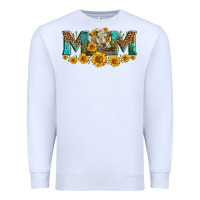 White charolais cow mom Premium Sweatshirt - LillyAllenDesigns
